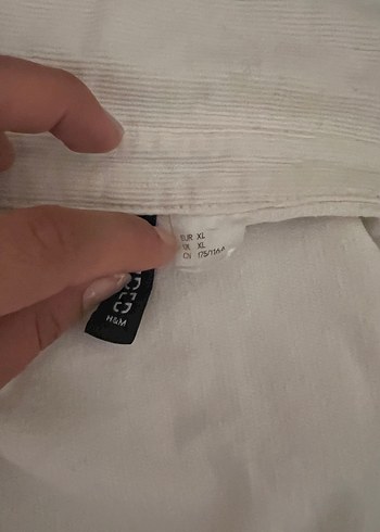 Beyaz Oversize Pamuklu Kadın Gömlek - Görsel 3