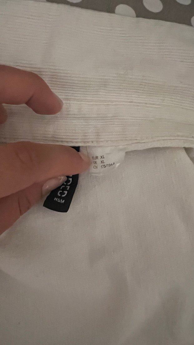 Beyaz Oversize Pamuklu Kadın Gömlek - Görsel 3