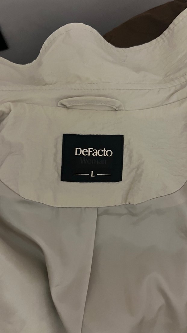 Bej Midi Kadın Trençkot - Görsel 4