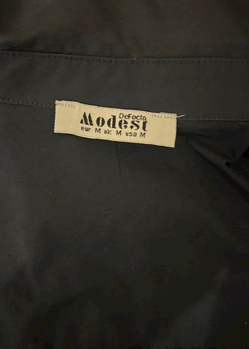 Defacto Lacivert Denim Oversize Gömlek