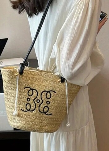 Loewe muadil hasır çanta
