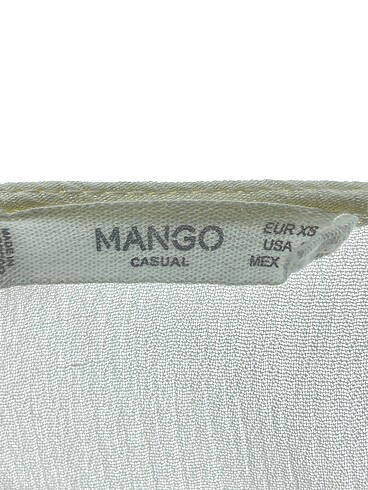 xs Beden beyaz Renk Mango Bluz %70 İndirimli.