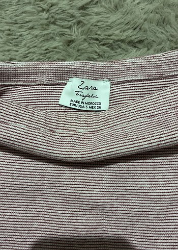 s Beden Kısa Kollu Triko Crop Top