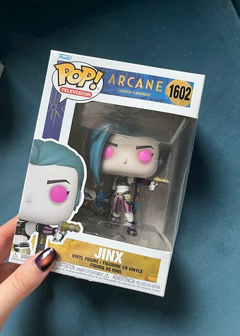 Arcane jinx funko pop figür - Görsel 3