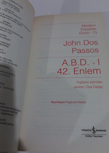 John Dos Passos - A.B.D. 42. Enlem Kitabı - Görsel 2