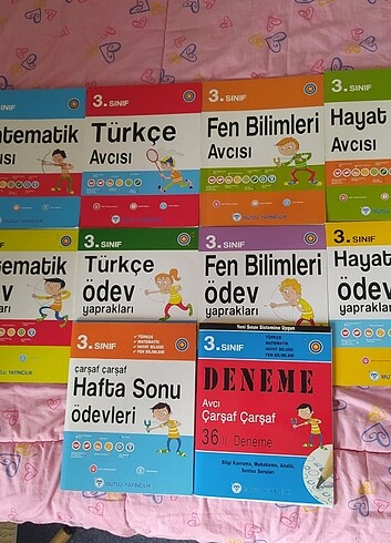 3. Sınıf avcı deneme çalışma kitapları 