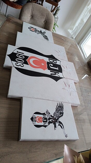 Beşiktaş büyük boy kanvas tablo 