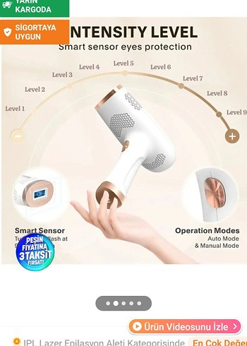 RIOMI IPL Lazer Epilasyon Cihazı 3 Başlıklı - Görsel 2