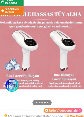 RIOMI IPL Lazer Epilasyon Cihazı 3 Başlıklı - Görsel 4