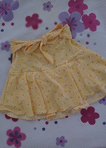 Sarı çiçekli etek - Görsel 2