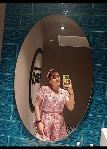 Çiçekli tulum 