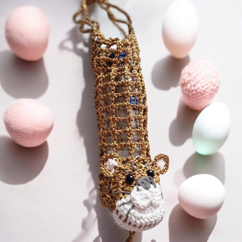 Örgü Su Şişesi kılıfı - Görsel 3