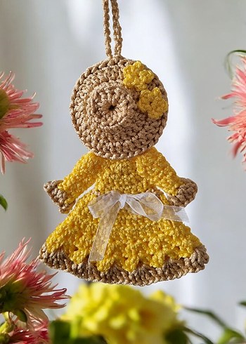 Amigurumi örgü Anahtarlık Çanta Charmı - Görsel 2