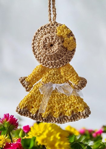 Amigurumi örgü Anahtarlık Çanta Charmı - Görsel 4