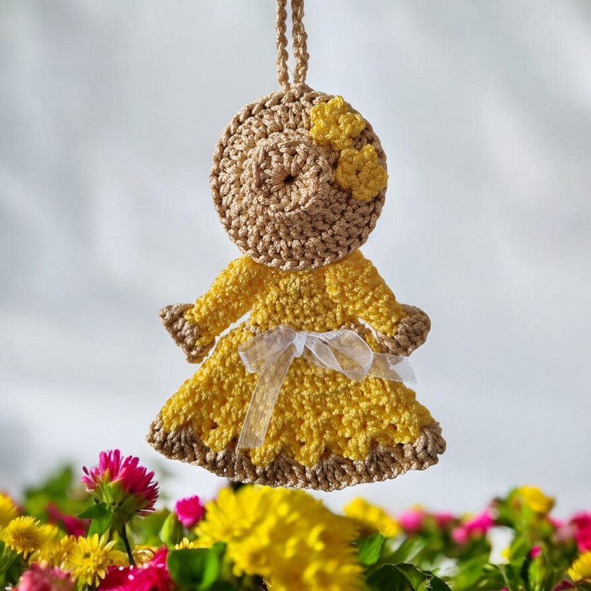 Amigurumi örgü Anahtarlık Çanta Charmı - Görsel 4