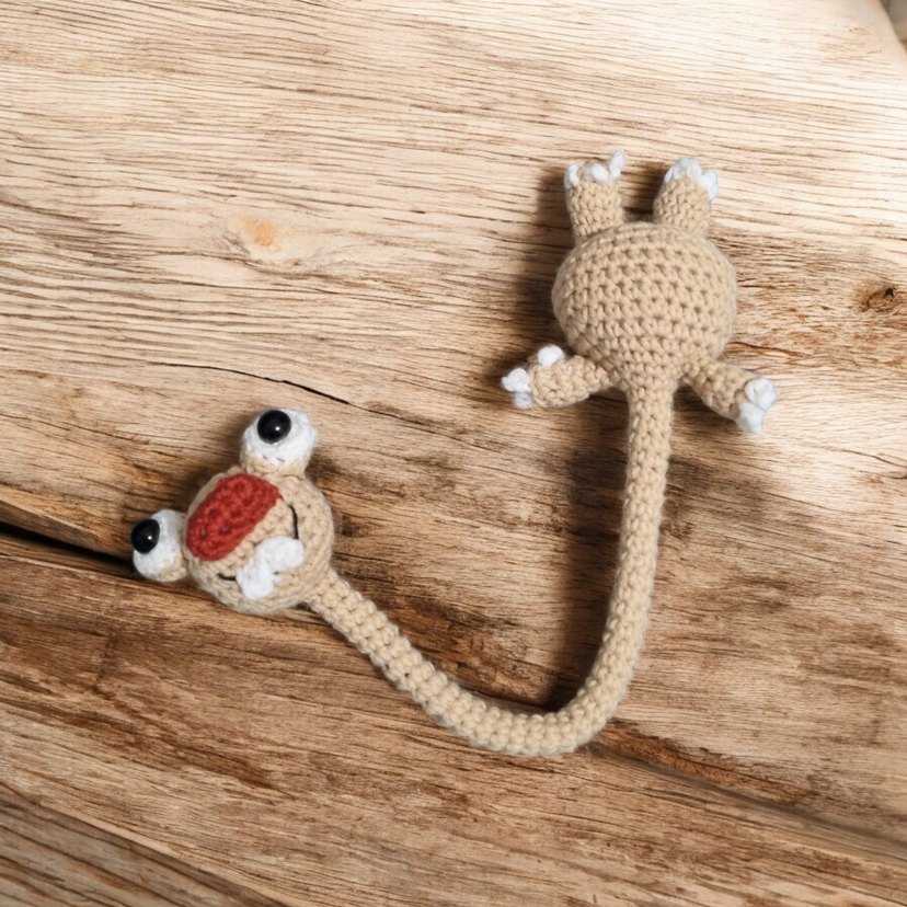 Örgü Sevimli Sid Karakteri Çanta aksesuarı Anahtarlık - Görsel 5