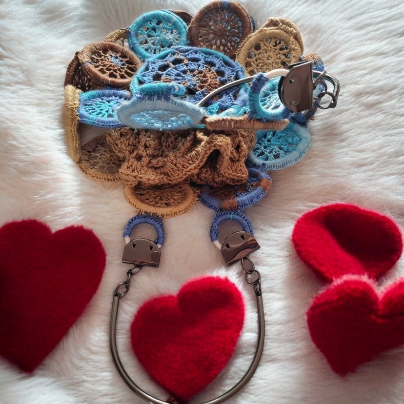 Kadın Örgü Kol Çantası - Görsel 5