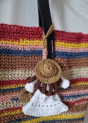 Amigurumi Örgü Anahtarlık-Çanta Charmı - Görsel 5