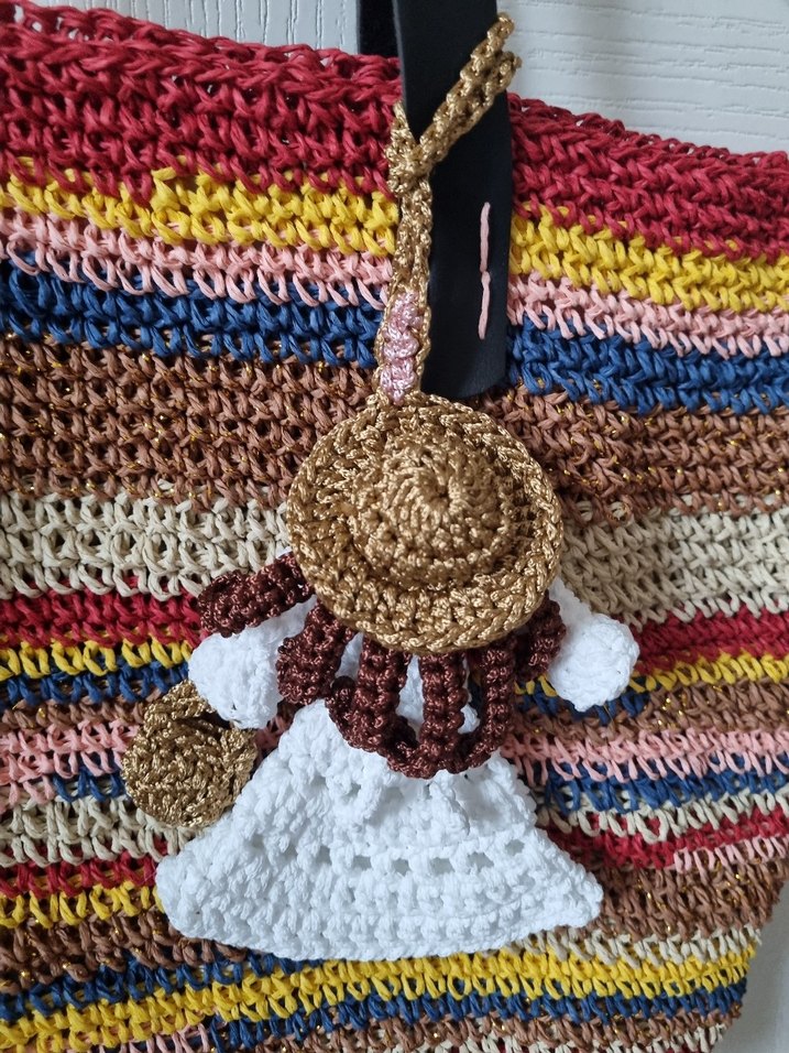 Amigurumi Örgü Anahtarlık-Çanta Charmı - Görsel 4