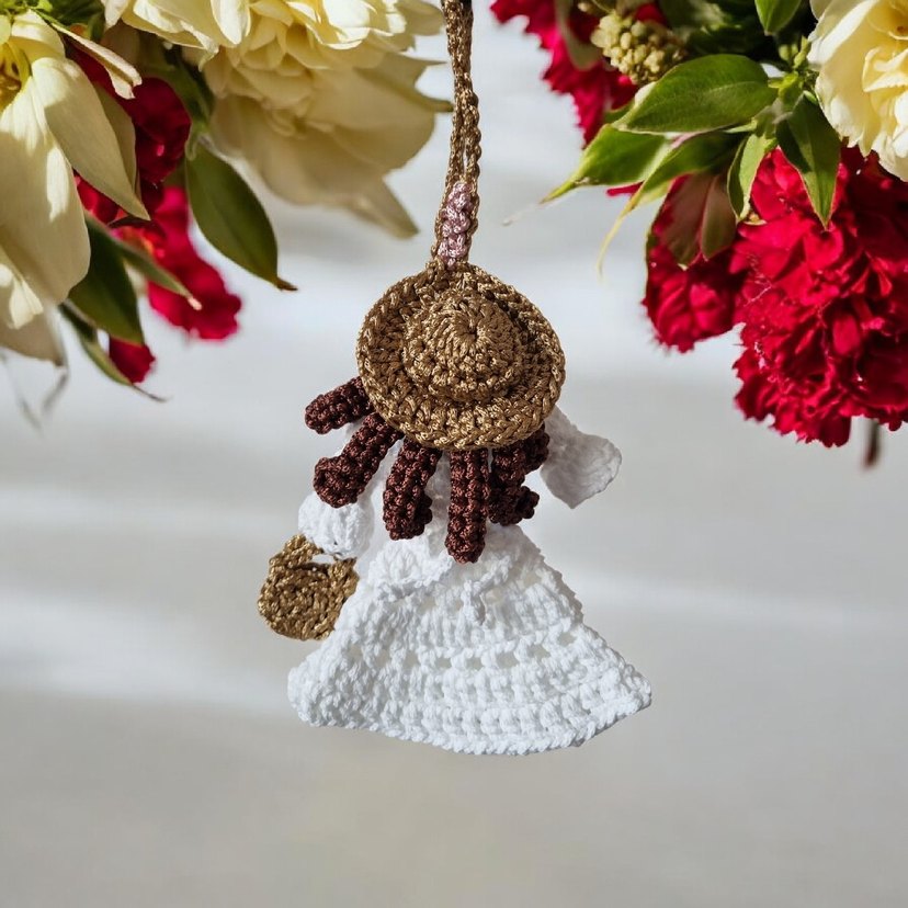 Amigurumi Örgü Anahtarlık-Çanta Charmı - Görsel 3