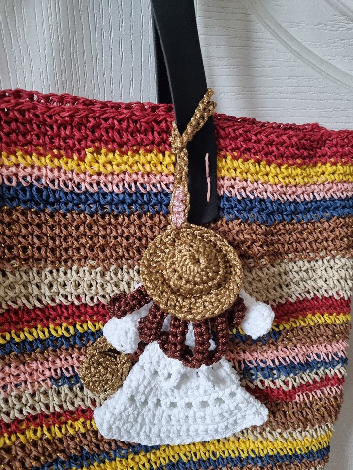 Amigurumi Örgü Anahtarlık-Çanta Charmı - Görsel 5