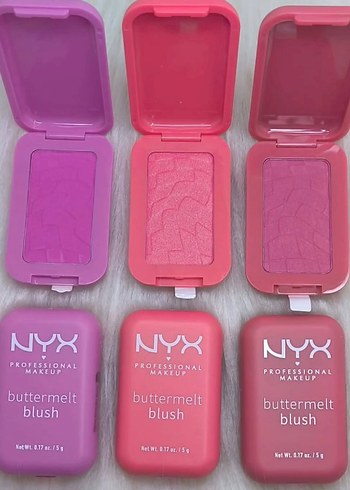 Nyx Buttermelt Pembe Allık