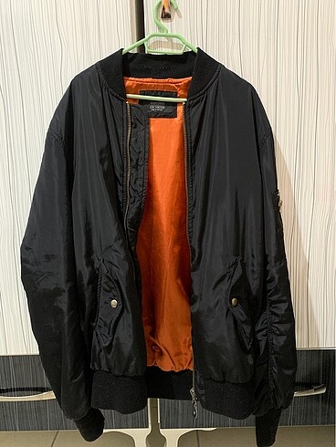 Bershka Siyah Bomber Ceket