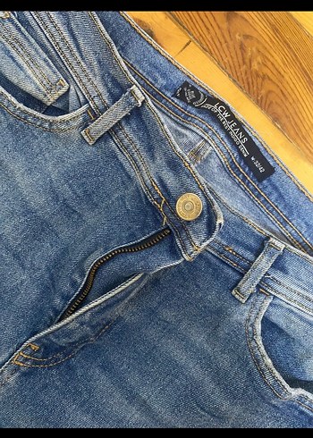 32 Beden Mavi Kadın Denim Midi Boy Kot Pantolon