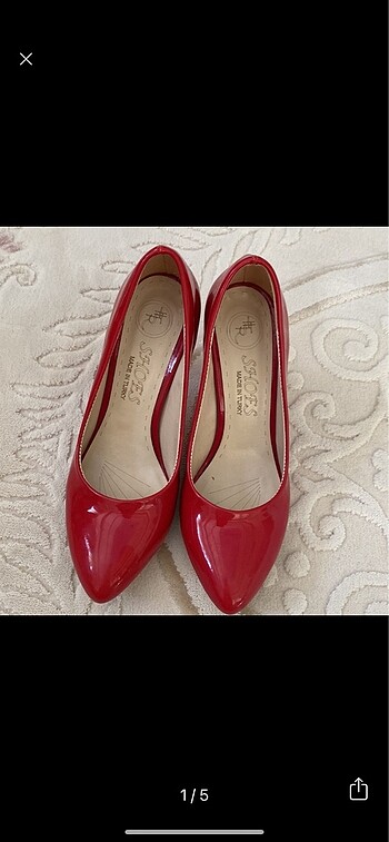 Rugan Stiletto Ayakkabı