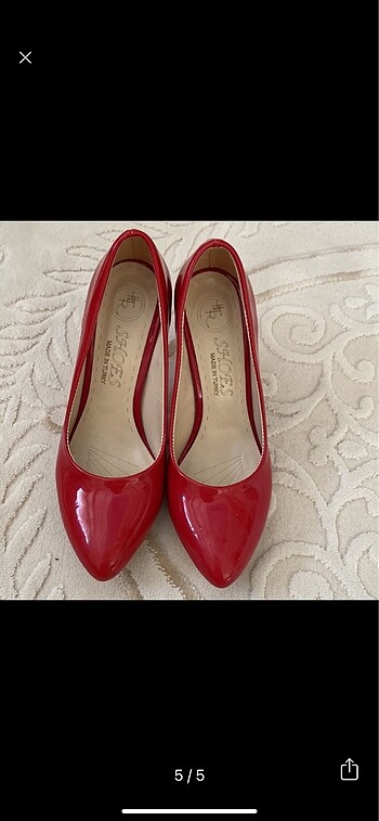 36 Beden Rugan Stiletto Ayakkabı
