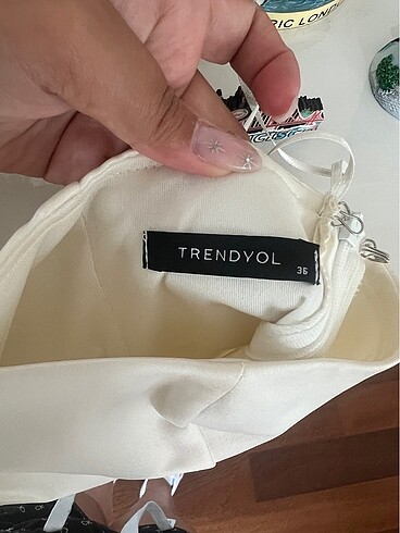 Trendyol & Milla Trendyol beyaz elbise
