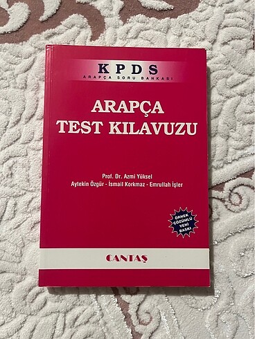 Cantaş yayınları Arapça test klavuzu