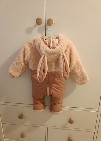 kız bebek polarlı patikli astronot tulum - Görsel 4