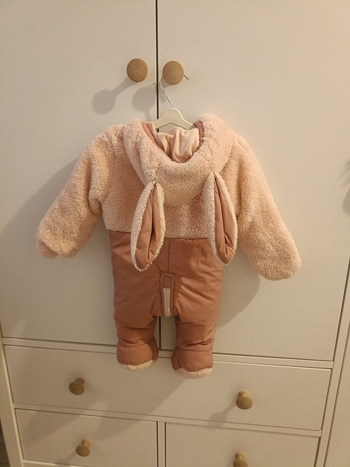 kız bebek polarlı patikli astronot tulum - Görsel 4