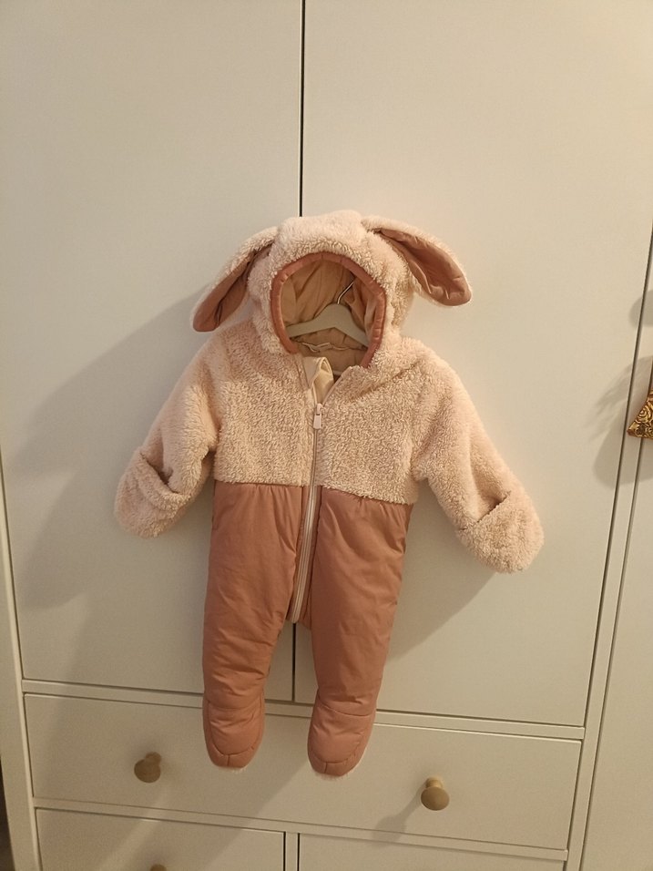 kız bebek polarlı patikli astronot tulum - Görsel 2