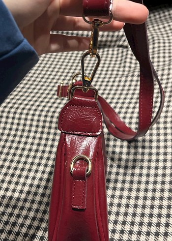 bordo çanta - Görsel 2