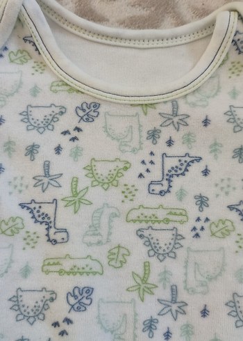 Uzun Kollu, Düğmeli Bebek Body - Görsel 2