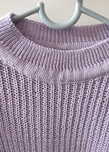 Mor Örgü Kadın Kazak - Görsel 3