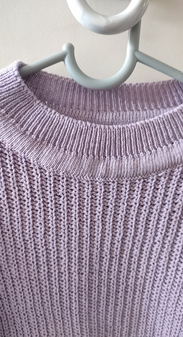 Mor Örgü Kadın Kazak - Görsel 3