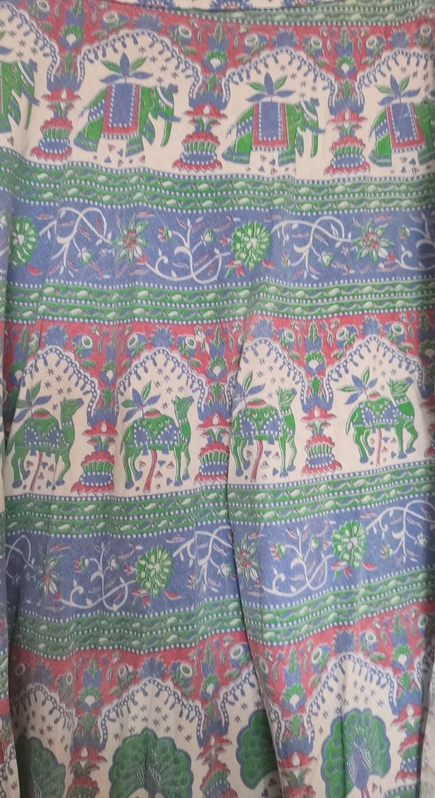 Bohem Çok Renkli Uzun Etek - Görsel 3