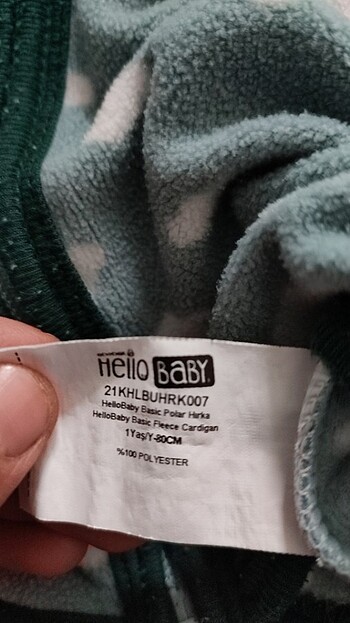 Bulut temalı unisex polar üst  - Görsel 5