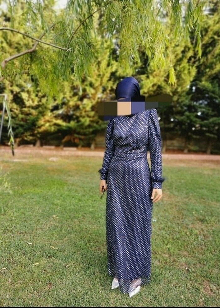 Simli abiye elbise  - Görsel 2