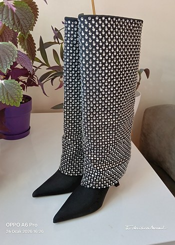 taşlı çizme - Görsel 2