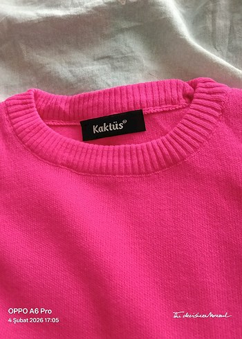 Pembe Uzun Kollu Triko takım - Görsel 2