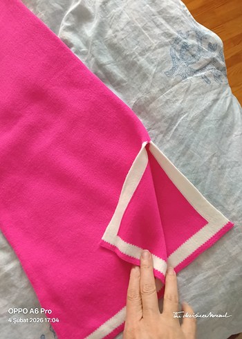 Pembe Uzun Kollu Triko takım - Görsel 6