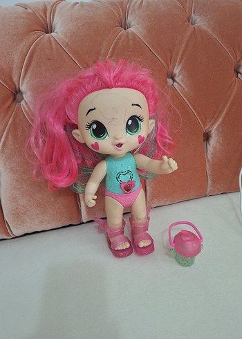 Pembe Saçlı Bebek ve Aksesuarı Baby Alive