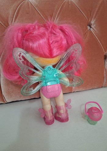  Beden Pembe Saçlı Bebek ve Aksesuarı Baby Alive