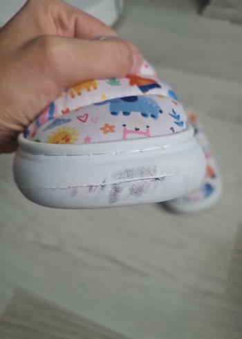 Kız Çocuk Desenli Sıcak Terlik - Görsel 2