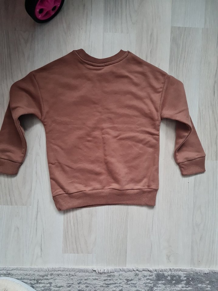 Erkek Çocuk Kahverengi Baskılı Sweatshirt - Görsel 4