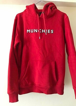 Munchies red hoddie